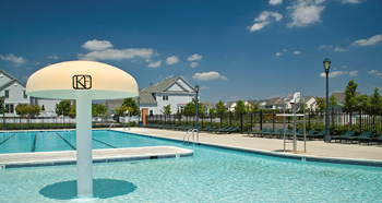 Residences at king farm townhomes and apartments pool in rockville, marland